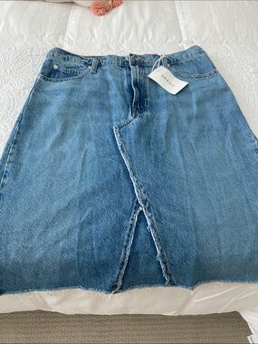 Frame Denim deconstructed skirt NWT Mabel